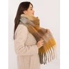 Wool Fashion Italia Minkštas ilgas švelnus moteriškas šalikas: Dydis - Universalus