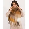 Wool Fashion Italia Minkštas ilgas švelnus moteriškas šalikas: Dydis - Universalus