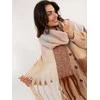 Wool Fashion Italia Minkštas švelnių spalvų šalikas: Dydis - Universalus