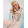 Wool Fashion Italia Pastelinių spalvų languotas šalikas: Dydis - Universalus