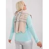 Wool Fashion Italia Pastelinių spalvų languotas šalikas: Dydis - Universalus
