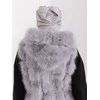 Wool Fashion Italia Pilka moteriška žieminė kepurė: Dydis - Universalus