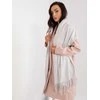 Wool Fashion Italia Pilkas moteriškas šalikas: Dydis - Universalus