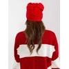 Wool Fashion Italia Raudona žieminė kepurė moterims: Dydis - Universalus
