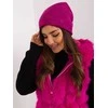 Wool Fashion Italia Rožinė moteriška žieminė kepurė: Dydis - Universalus