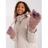 Wool Fashion Italia Rožinės pirštinės moterims: Dydis - L/XL