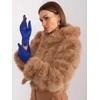 Wool Fashion Italia Ryškios mėlynos pirštinės: Dydis - S/M