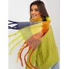 Wool Fashion Italia Ryškus spalvingas šiltas šalikas: Dydis - Universalus