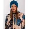 Wool Fashion Italia Šilta moteriška žieminė kepurė su blizgučiais: Dydis - Universalus