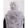 Wool Fashion Italia Šilta pilka kepurė moterims: Dydis - Universalus
