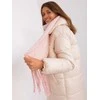 Wool Fashion Italia Šiltas moteriškas rožinis šalikas: Dydis - Universalus
