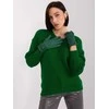 Wool Fashion Italia Smaragdo spalvos pirštinės: Dydis - S/M