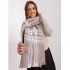 Wool Fashion Italia Švelnių spalvų languotas šalikas: Dydis - Universalus