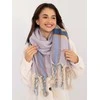 Wool Fashion Italia Švelnus moteriškas ilgas šalikas: Dydis - Universalus
