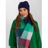 Wool Fashion Italia Tamsiai mėlyna žieminė kepurė su blizgučiais: Dydis - Universalus