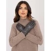 Wool Fashion Italia Tamsiai mėlynos moteriškos pirštinės: Dydis - S/M