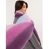 Wool Fashion Italia Violetinių atspalvių moteriškas šalikas: Dydis - Universalus