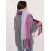 Wool Fashion Italia Violetinių atspalvių moteriškas šalikas: Dydis - Universalus