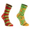 Zooksyrainbow Socks Linksmos kojinės stiklainėlyje, 2 poros