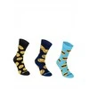 Zooksyrainbow Socks Rainbow Socks Emoticons Smiley Sadness Brainy 3 Pairs