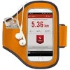 Dėklas Loooqs Sportinė apyrankė su dėklu telefonui, oranžinė
