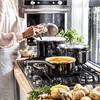 2,4L emaliuotas puodas - juodas / KitchenAid