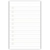A Journal Bloknotas wyrywany - lista - Raudona
