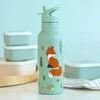 A Little Lovely Vaikiška gertuvė iš nerūdijančio plieno 'Miško gyventojai' - 500 ml