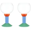 Bodum kieliszki do wina w zestawie 2 vnt. MoMA Oktett 0.35L multikolor