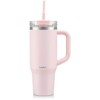 Bodum kubek termiczny ze słomką i laikikliu Travel Mug 1.2 l Strawberry