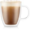 Bodum Bistro dvigubos sienelės puodeliai, 450 ml, 2 vnt., permatomi