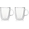 Bodum puodeliai su podwójną ścianką 2 vnt. Bistro 0.3 l Transparent
