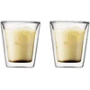 Bodum szklanki su podwójną ścianką 2 vnt. Bodum Canteen 0.2 l Transparent