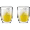 Bodum szklanki su podwójną ścianką 2 vnt. Bistro 0.48 l Transparent