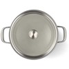 KitchenAid plieno šerdies puodas 20cm 3,7l su dangteliu, emaliuotas, indukcinis, dujinis
