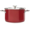 KitchenAid Emalio puodas 20cm 3,7l emaliuotas dangteliu indukcinėmis dujomis