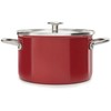 KitchenAid Emalio puodas 20cm 3,7l emaliuotas dangteliu indukcinėmis dujomis
