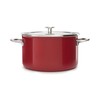 KitchenAid Emalio puodas su dangčiu plieno 24cm 6l emaliuotos indukcinės dujos