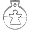 Foremka do wykrawania ciastek Bombka su Aniołkiem 6 cm / Birkmann