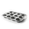 KitchenAid - Metalinė keksiukų kepimo forma - sidabrinė
