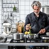 KitchenAid - Daugiafunkcinė keptuvė su dangčiu - sidabrinė - 24 cm