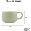 Jamie Oliver Big Love Cozy Cuppa Žalias keraminis puodelis 375ml