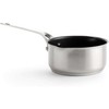 KitchenAid - Nerūdijančio plieno lakštinis puodas su 2 snapeliais - sidabro spalvos - 16 cm