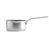 KitchenAid - Nerūdijančio plieno lakštinis puodas su 2 snapeliais - sidabro spalvos - 16 cm