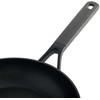 KitchenAid - Klasikinis kaltinių keptuvių rinkinys - juodas - 20 cm + 28 cm