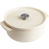 KitchenAid ketaus puodas 5,2L migdolų kremas