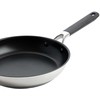 KitchenAid - KA-Classic nerūdijančio plieno keptuvė su atvira rankena - sidabrinė - 24 cm