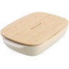 KitchenAid Keraminis indas 40x25x8,8cm + migdolinio kremo dangtelis