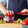 „KitchenAid Empire“ raudonas rankinis daržovių smulkintuvas