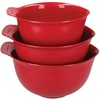 KitchenAid rinkinys iš 3 maišymo dubenėlių, Empire Raudona